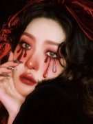 万圣节妆赶紧GET一下吧！眼泪装、纹身装、小丑装、小鹿装