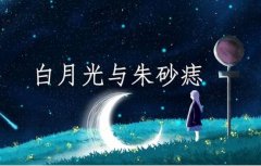 白月光朱砂痣的爱情含义是什么？你的白月光朱砂痣是谁呢？